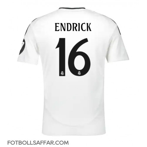 Real Madrid Endrick #16 Hemmatröja 2024-25 Kortärmad